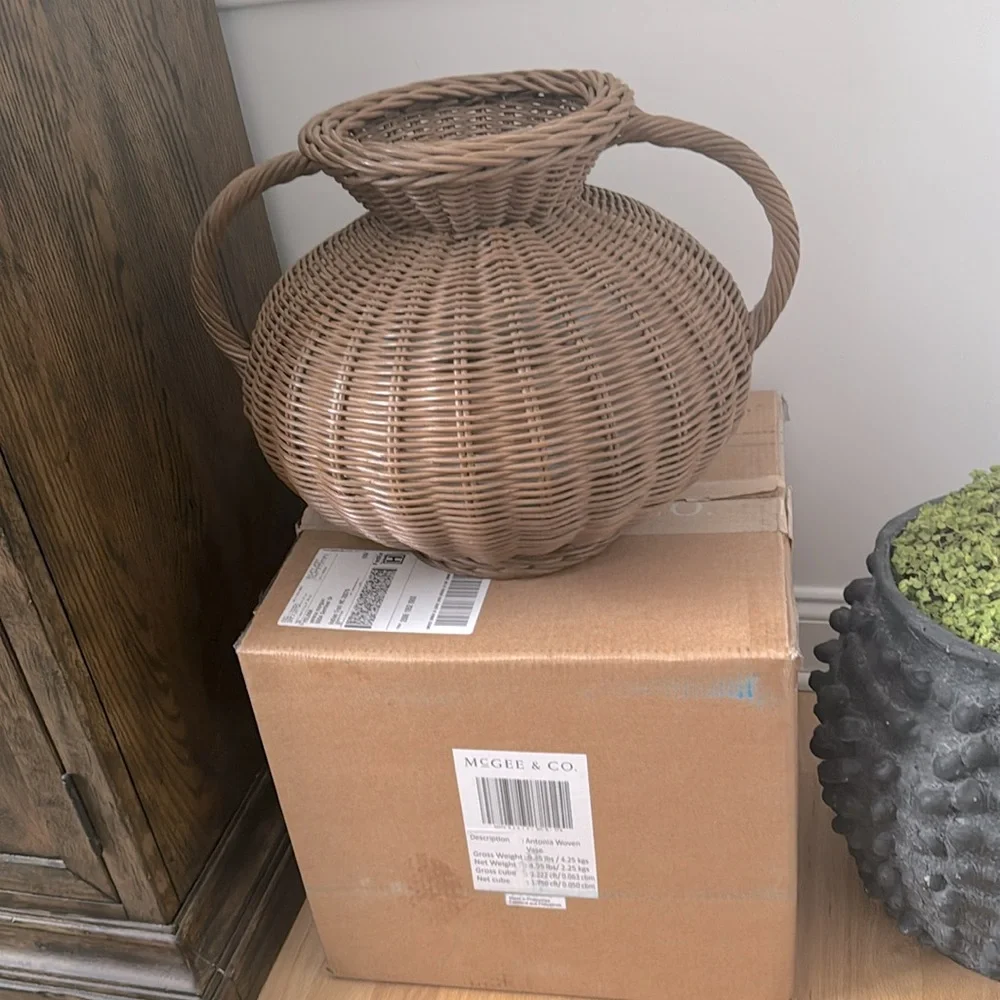 - MCGEE & CO. Antonia Woven Vase / Large